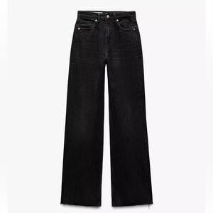 ZARA Wide Leg Jeans in Black